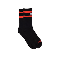 Load image into Gallery viewer, BLACK STRIPE SOCK
